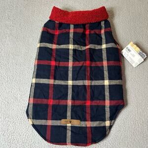 Pet Life Pet Clothing Dog XL Multicolor Insulated Plaid Classic‎ Dog Jacket NEW
